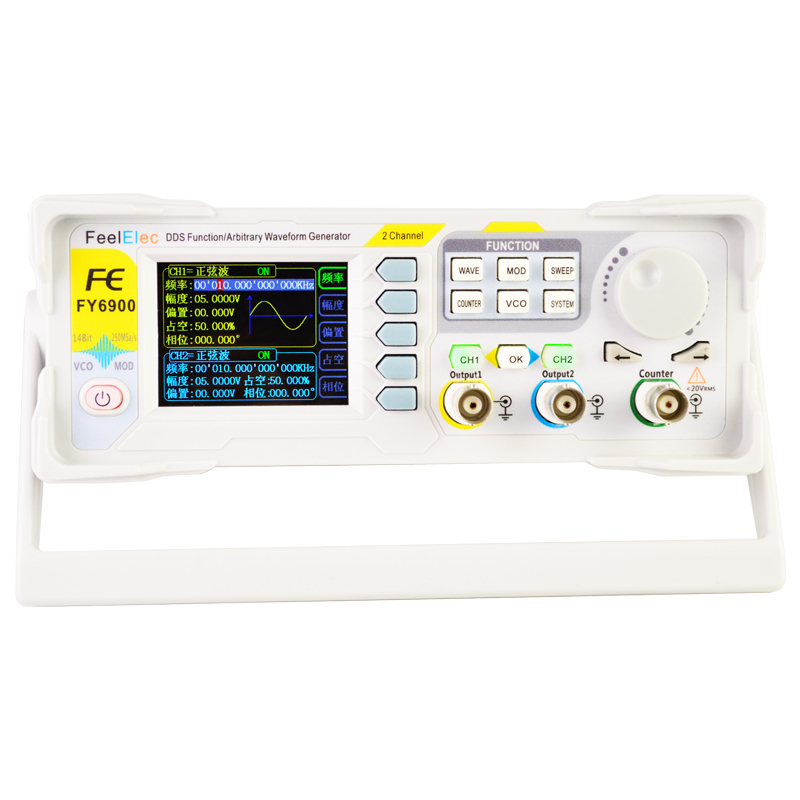 KKmoon FY6900-60M Generatore d - Dual Channel Arbitrary Waveform Function Generator 60Mhz recensione e prezzo